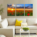Modern Beauty Scenery Flower Painting Print Stretched Canvas Art For Living Room